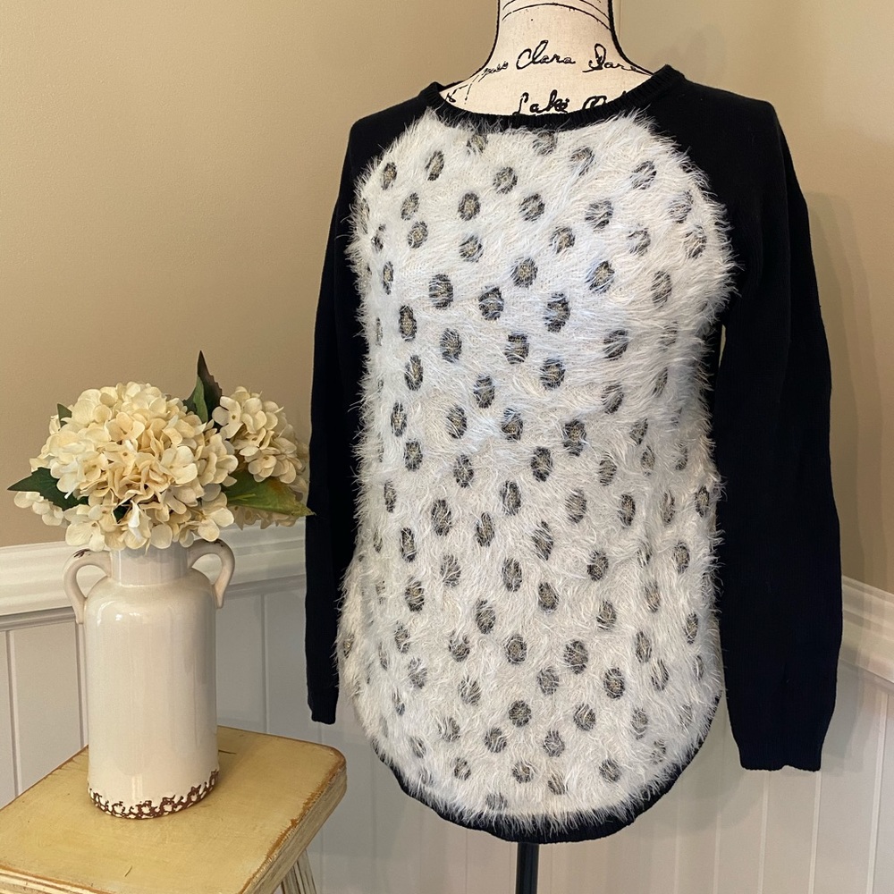 Style & Co Soft thick Leopard sweater